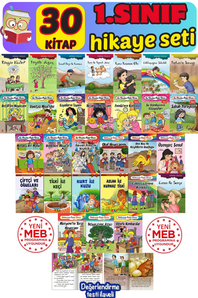KBY 1.sınıflar Için Okumayı Sevdiren Eğlenceli Hikaye Seti