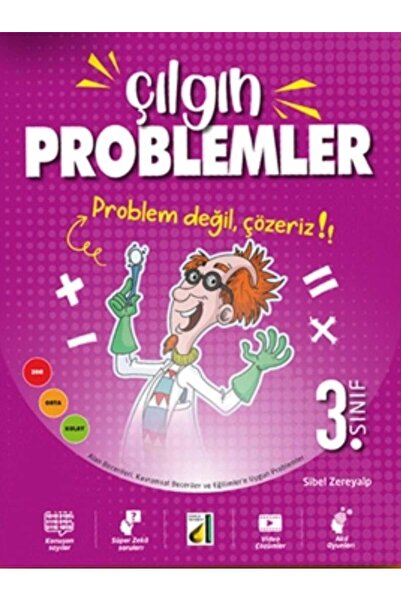 Damla Yayınevi DAMLA 3.Sınıf Çılgın Problemler (degerkitap)