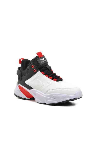 WALKWAY Pantofi de baschet unisex albi