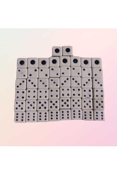 Game Backgammon and Play Dice (50 Pcs)