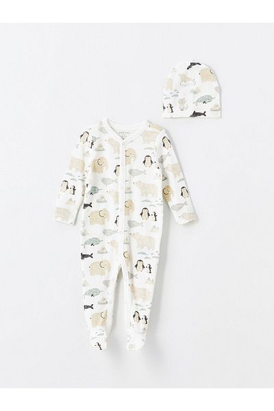 LC Waikiki Printed Baby Boy Hospital Exit Set