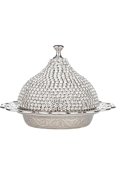 KT HOME Coffee Set - Cup, Turkish Delight Bowl, Turkish, Arabian, Espresso, Plate, Crystal, 2Pcs Stone