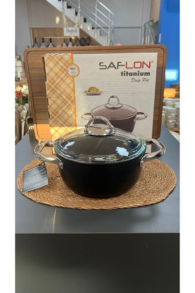 SAFLON Safinox 20 cm Deep Titanium Cooktop