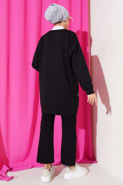 VOLT CLOTHİNG Women's Leaf Detailed Tunic