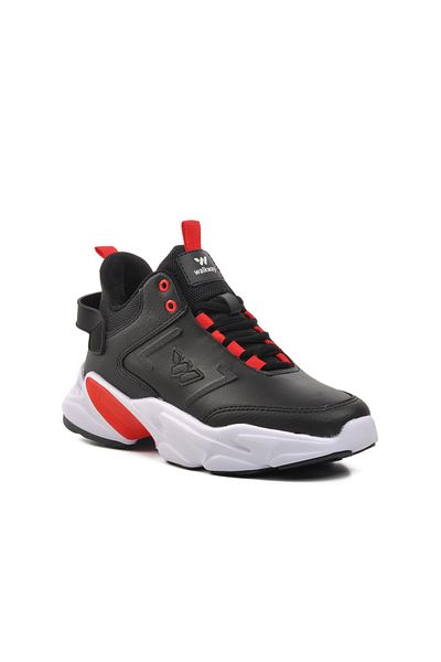 WALKWAY Black Unisex Basketball Shoes