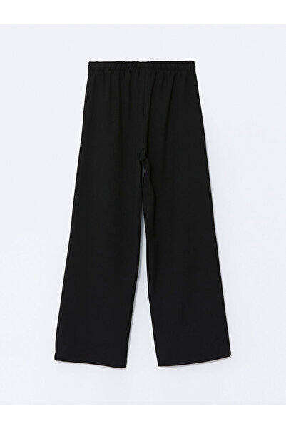 LC Waikiki Black Elastic Waist Girl's Trousers