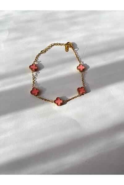 shop Pembe Yonca Bileklik