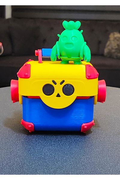 Suelo Butik Brawl Stars Megabox -Coin Accumulator- Mega Box with Spike and 5X Coin Gift