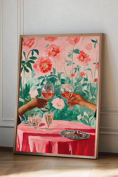 Taranist Αφίσα Cheers Fauvism Πολύχρωμα λουλούδια Matisse Decor