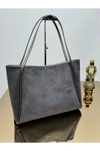 Trg Polo Suede Corded Casual Women's Hand & Shoulder Bag
