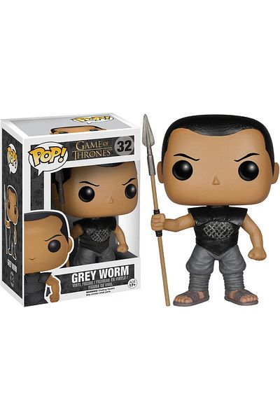 Funko لعبة العروش - مجسم من الفينيل باللون الرمادي Worm Funko Pop