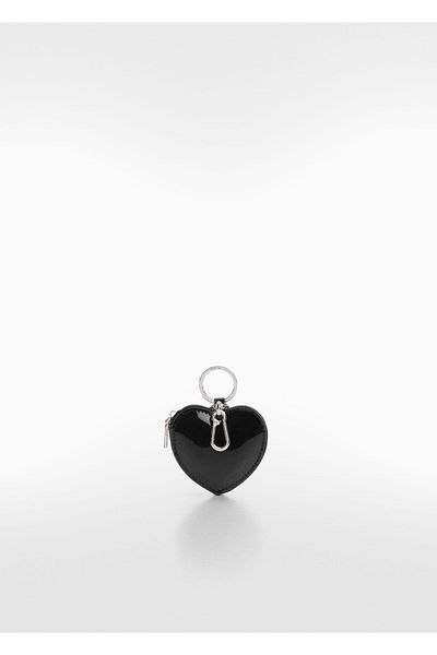 MANGO Woman Портфейл със сърце и ключодържател