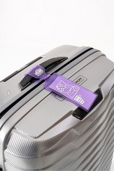 Trink Çanta Neon Colored Pvc Luggage and Suitcase Tags
