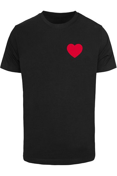 Mister Tee Heart T-Shirt Round Neck