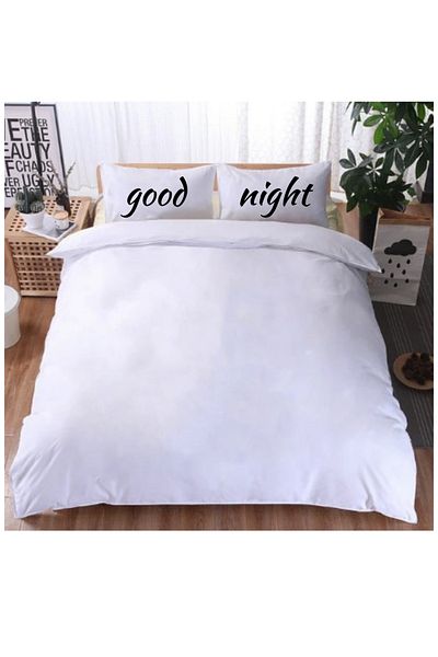 Elbasan Tekstil 2 Pieces Good Nightg Design Pillow Case 30X50 cm