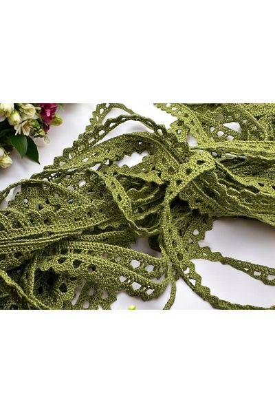 BukiroAtelier Κορδέλα 5 μέτρα 1 εκ. Βαμβακερή δαντέλα