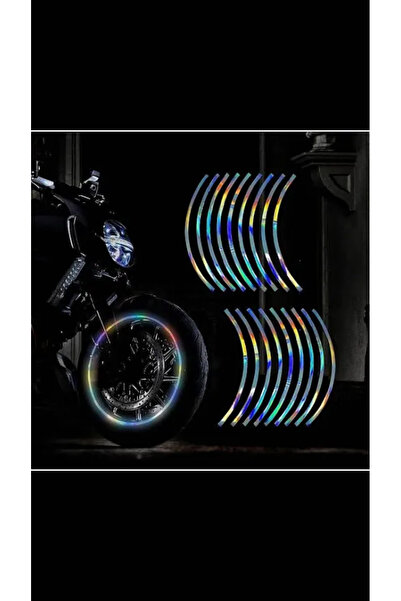 Oracal Hologramlı Jant Şeridi Motorsiklet