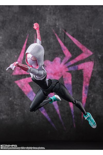 BANDAI Spider-Gwen Across the Spider-Verse -1610 Rooftop Ver Figure