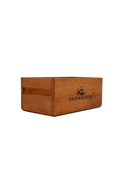 t tun's woods Farmhouse Wooden Organizer 25cm X 16cm Width, 9cm Height Multipurpose Organizer Waterproof
