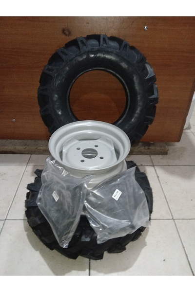 Billas BL 112 Çapa Makinesi-Patpat - Römork İçin 500x10 Dış - İç Lastik ve  J...