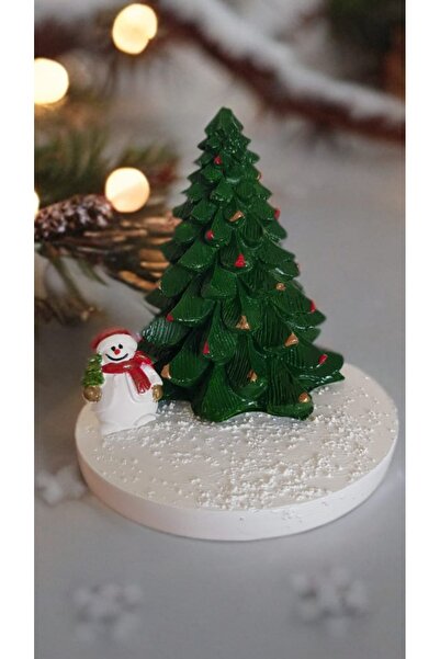 Mutlu Yılbaşı Süsü Dekoratif Çam Ağacı yeniyıl hediyelik