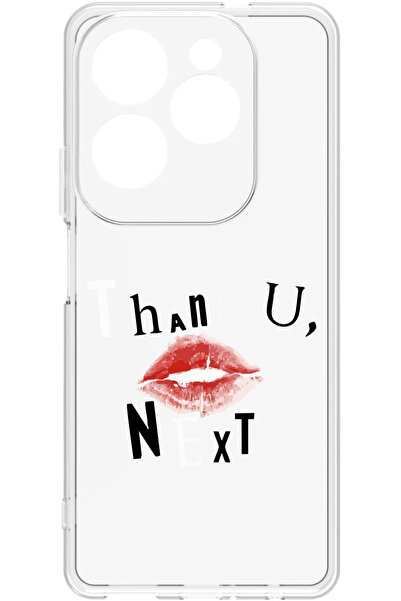 INFINIX Infınıx Hot 40 Baskılı ve Kamera Korumalı Şeffaf Renk Silikon Kılıf