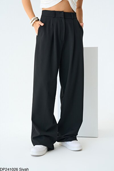 OzBeauty Ženske palazzo pantalone sa visokim strukom