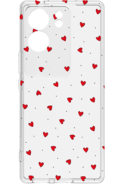 INFINIX ZERO30 (X6731B) Baskılı ve Kamera Korumalı Şeffaf Renk Silikon Kılıf