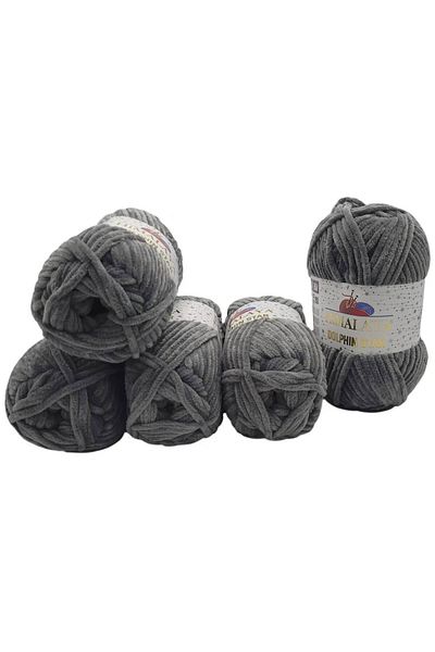 Himalaya Dolphin Star Pack of 5 Velvet Knitting Threads