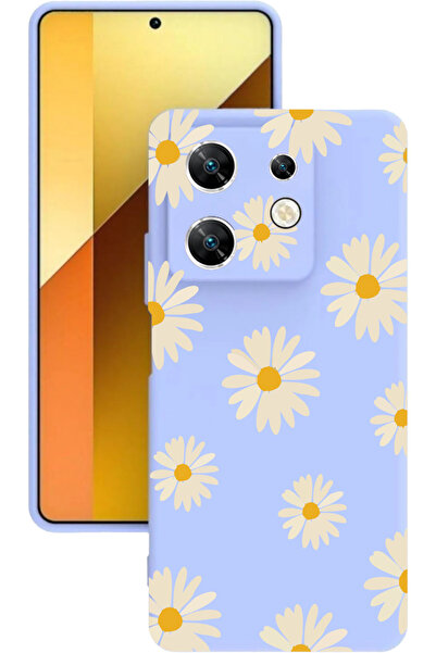 INFINIX ZERO30 (X6731B) Baskılı ve Kamera Korumalı Lila Renk Silikon Kılıf
