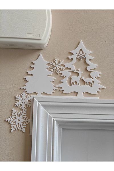 ARES CRAFT 2 Christmas Themed Door Ornaments