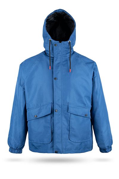 Tarrzzcom Oceanic Veil Oversize Hooded Raincoat Coat