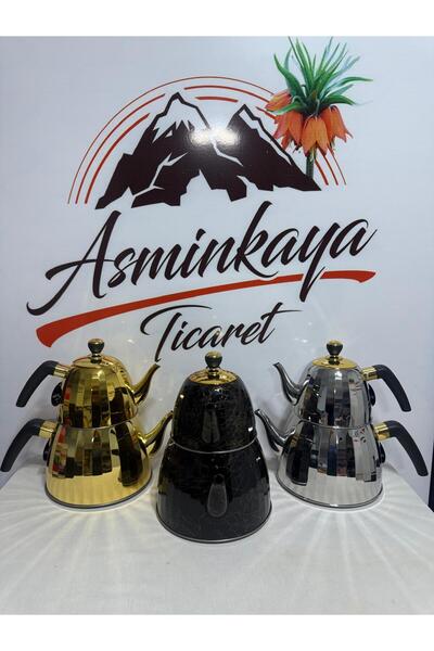 VICALINA vıcalına çaydanlık seti ithal Model Alman Markası Paslanmaz Çelik Çaydanlık &Ocak üstü Isıtıcı