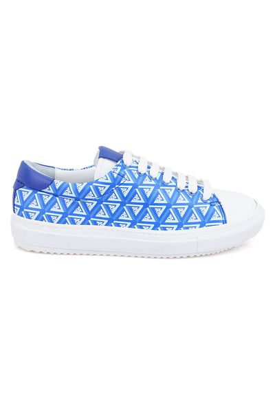 Desa Pantofi sport cu monogramă albastră de damă