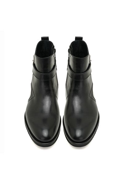 Desa Ανδρικές δερμάτινες μπότες Willshire Black