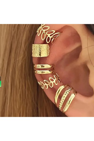 glasses accessory 5 Pieces Piercing No Hole Needed Cartilage Earrings