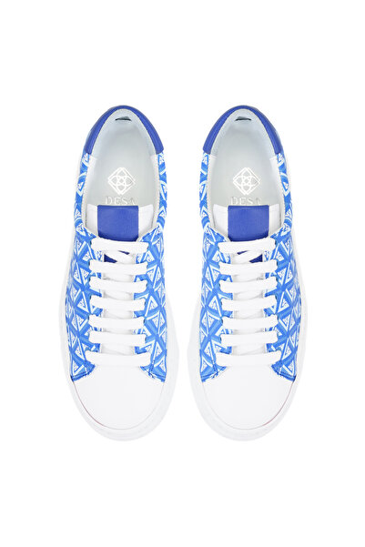 Desa Pantofi sport cu monogramă albastră de damă