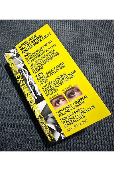 M.A.C Mac Magic Extension 5mm Fiber Mascara - 3 ml Mini Size - Black