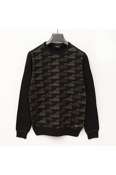 Dio Rise Men's Long Sleeve Slim Sweatshirt - 189307   - Black