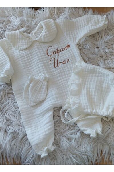 BEYCEY TASARIM طقم رومبير للأطفال من القماش الإسلامي