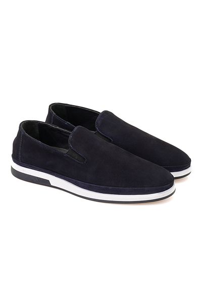 Desa Ανδρικά δερμάτινα casual παπούτσια Casey Navy Blue