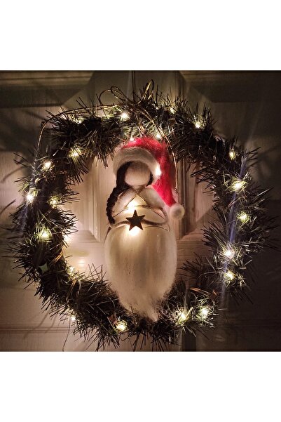 afralya home Christmas Wall Decoration - Fairy Girl, Gnome Dwarf, New Year and New Year Door