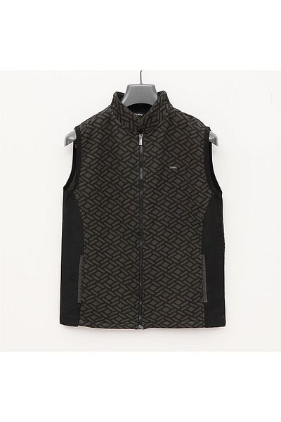 Dio Rise Men's Short Sleeve Vest - Ylk-9001 - Black