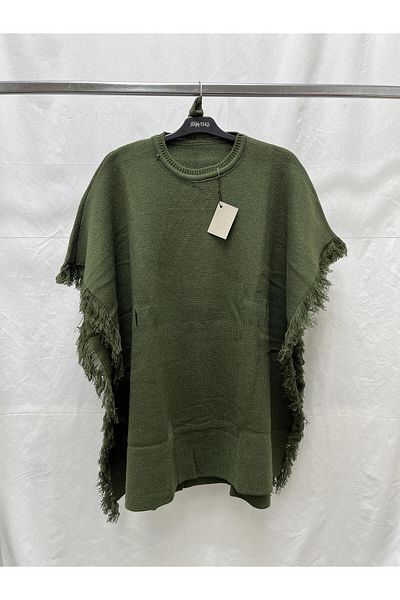 Zeynep Butik Hayal Knitwear Poncho 1592