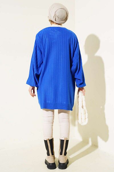 STİLZERAFET Cold Knitwear 90 cm Tunic - Soft and High Quality, Loose Sweater, Suitable for 38-48