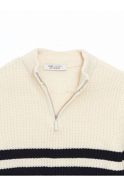 LC Waikiki Stand Collar Boy's Knitwear Sweater