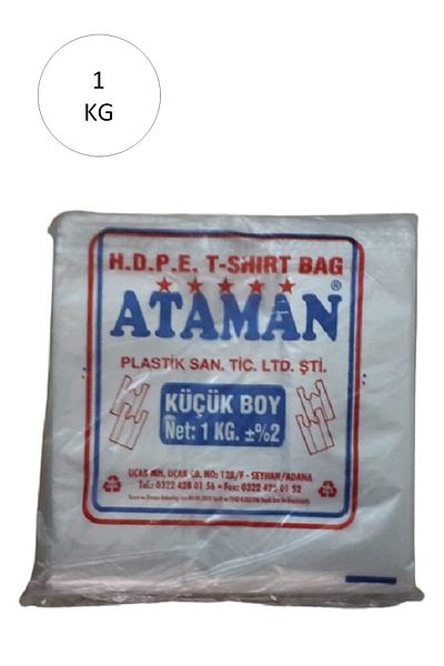Easy Tedarik Thick Transparent Athlete Bag Small Size 25x33 Cm 1 Kg (1 Pack-Takriben 170 Pieces)