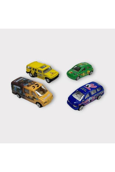Angoravi Maxx Wheels 4-Piece Metal Vehicle Set - Safari