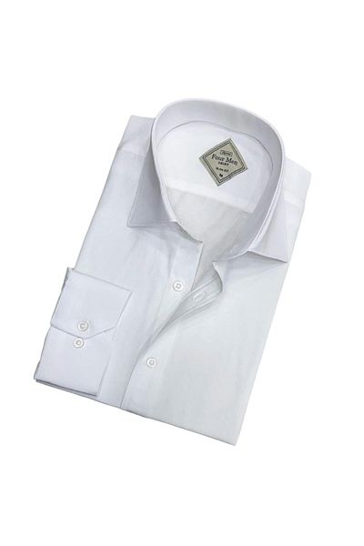 EREN STYLE Cămașă sezonieră din bumbac cu mânecă lungă pentru bărbați (REGULAR MOLD)
