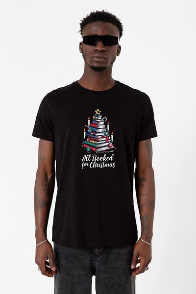 Tshirthane Όλα κρατημένα για τα Χριστούγεννα Μαύρο ανδρικό μπλουζάκι